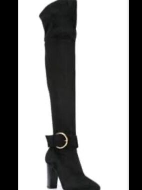 Faux Suede • Knee/Thigh High Platform Boots •
